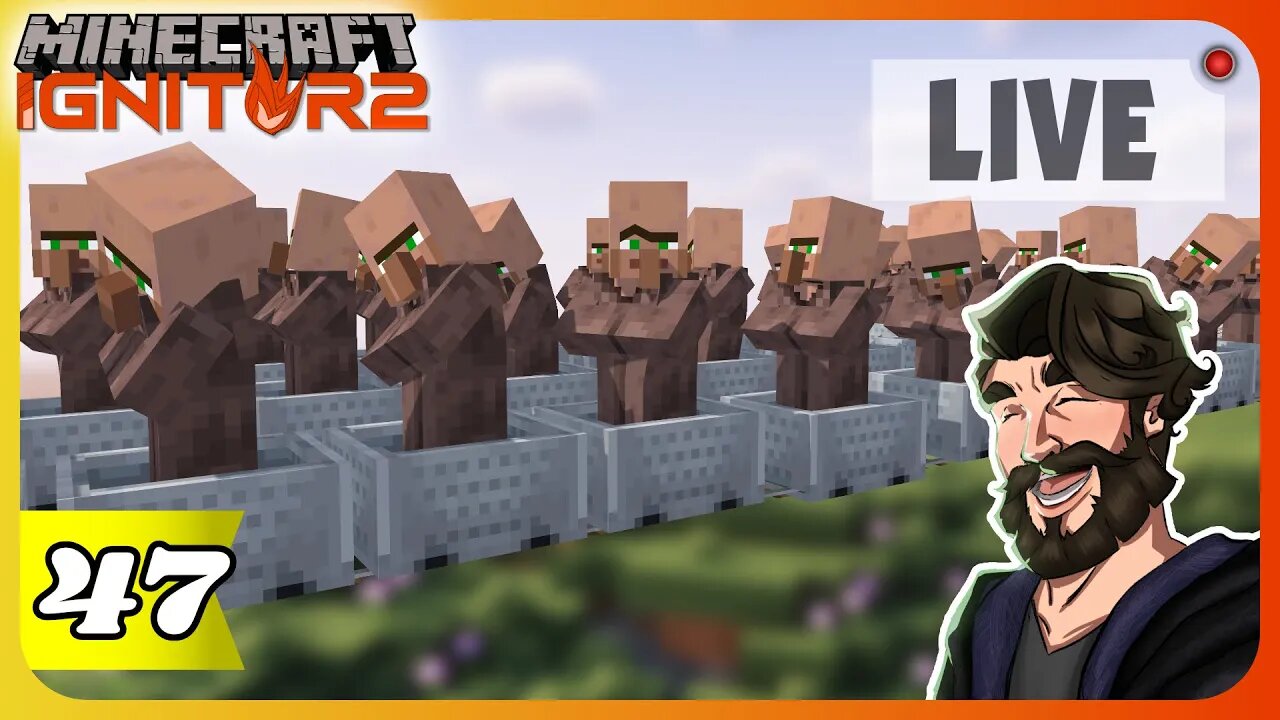 The Empires Great Villager Migration on🔥Ignitor SMP Minecraft Multiplayer [ Live Stream | 47 ]