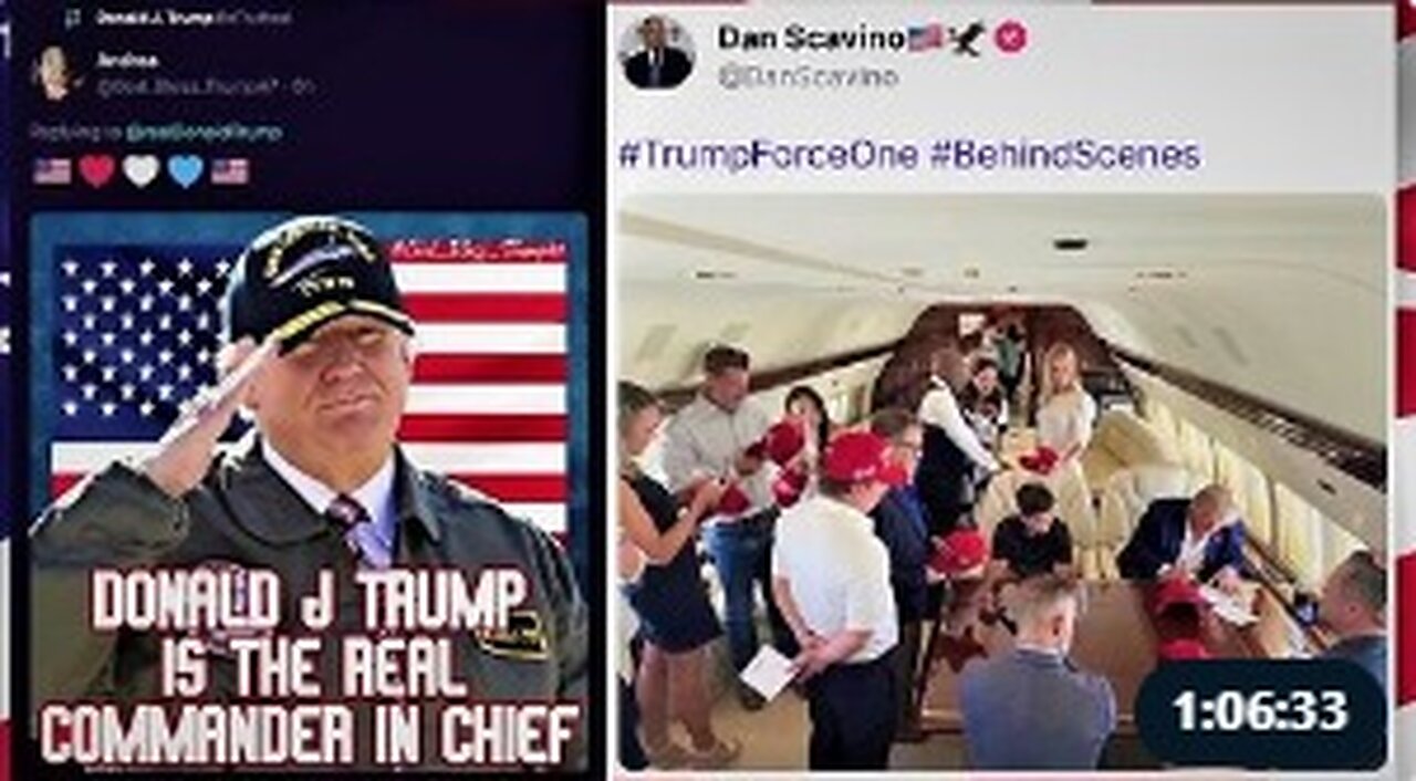 Trump Just ReTruthed He's "The Real Commander-In-Chief" Scavino adds, "Behind The Scenes" Right on Q