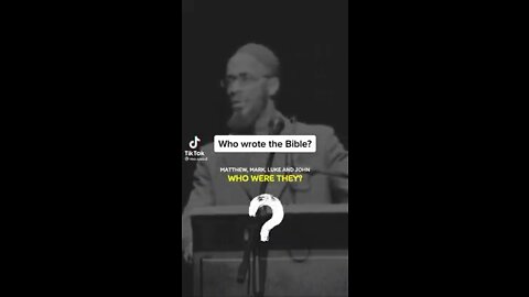 WHO WROTE THE BIBLE?