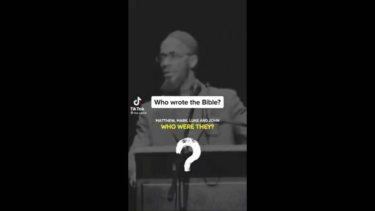 WHO WROTE THE BIBLE?
