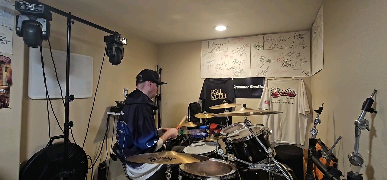 Legally Blind Drummer RooStar Drum Solo