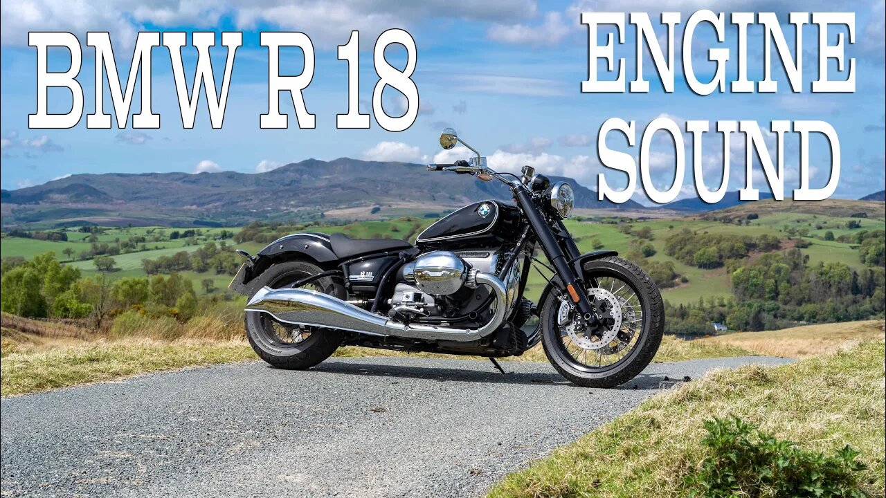 BMW R18 Riding Sound. A Joy to Hear! True Engine & Exhaust sound in a Video!