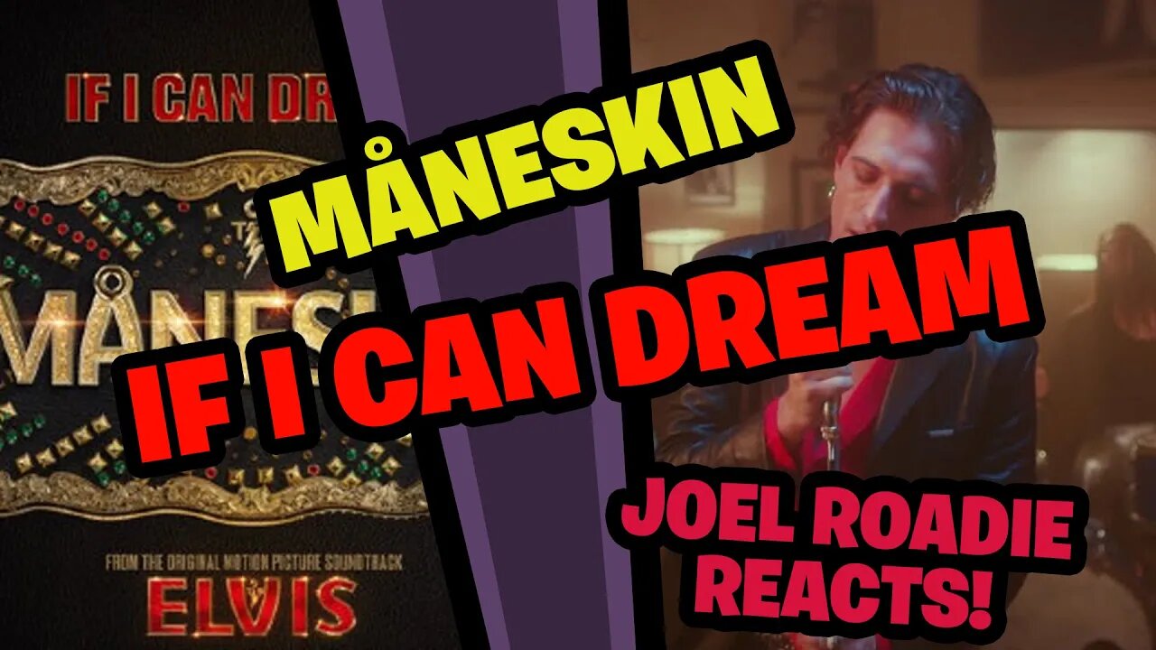 Måneskin - If I Can Dream From the Elvis Soundtrack - Roadie Reacts