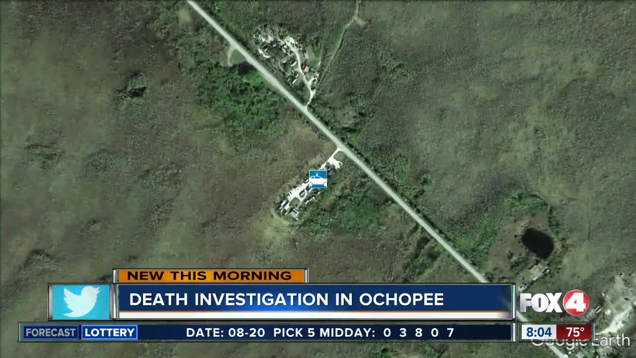 Homicide investigation along Tamiami Trail in rural Collier County