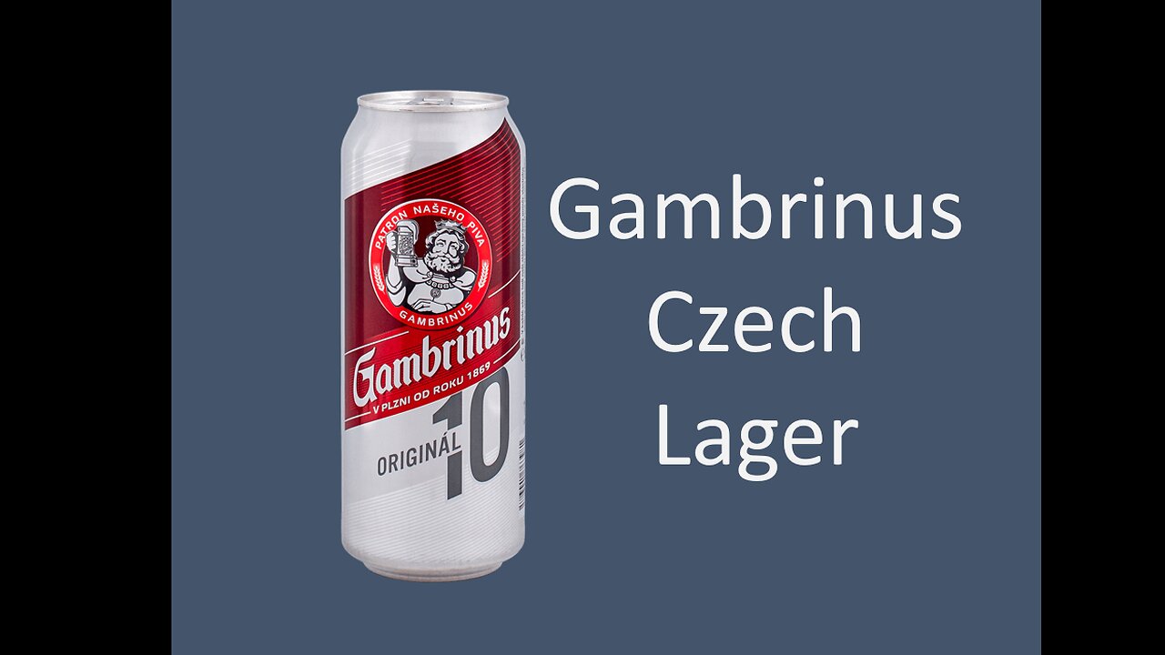 Gambrinus Czech Lager Review