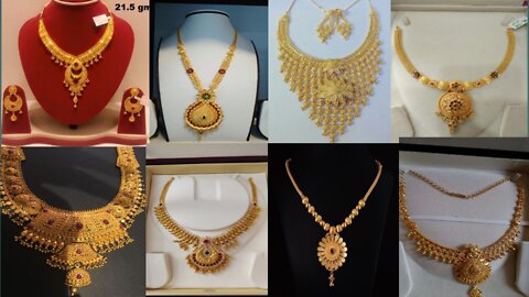 latest gold necklace designs 2022 har design ka cake