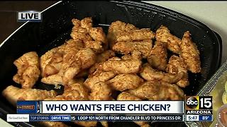 Yum! Celebrate chicken tender day with free chicken!