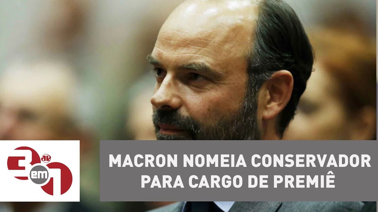 Novo presidente da França nomeia conservador para o cargo de premiê