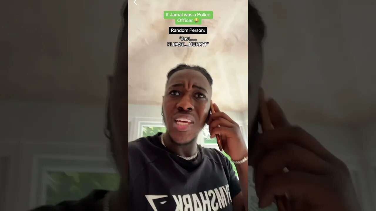 If Jamal was a Police Officer 🤣 #emanskit