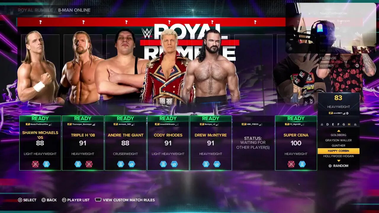 Mrmplayslive Free for all stream 36 WWE 2K23