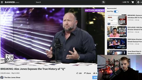 Alex Jones Tries To "Expose the True History of Q"- Makes A Fool Of Himself