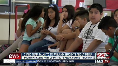 23ABC team talks to McFarland students about media