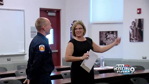Tucson firefighter receives $5k thank you in national sweepstakes