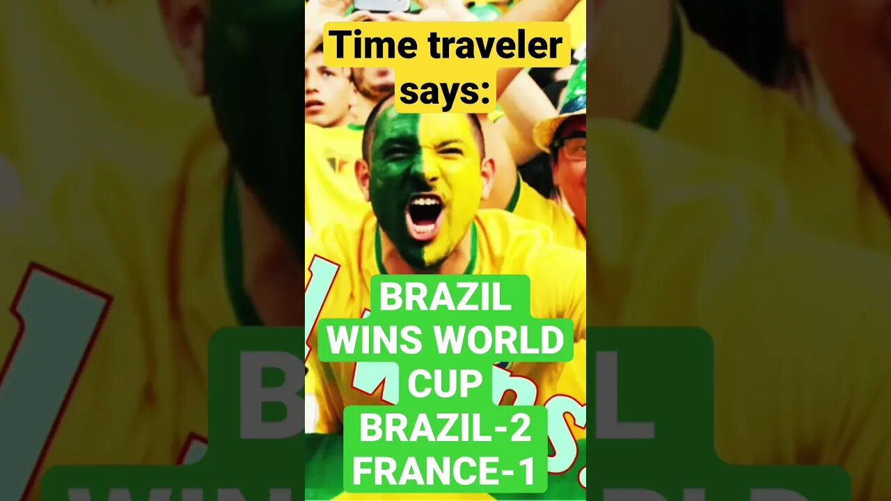 Brazil wins 2022 World Cup (maybe)!!!