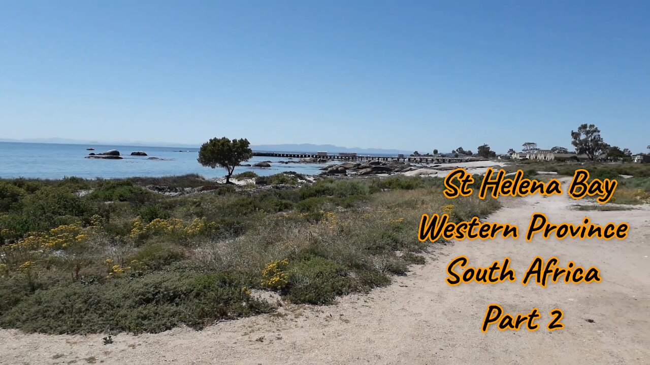 St Helena Bay Part 2 | South Africa, Western Province | Old abandoned structures surrounded flowers