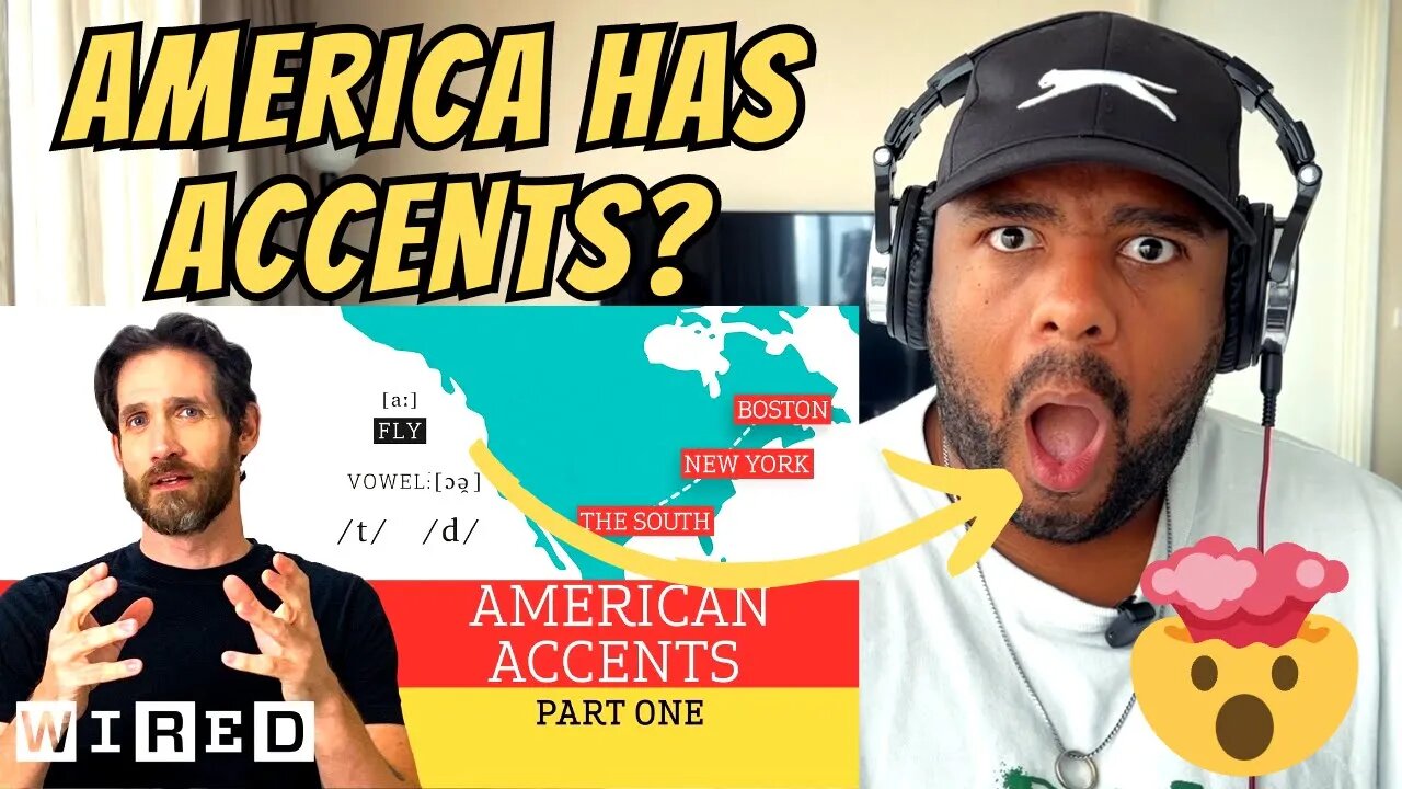 Brit Reacts to | Accent Expert Gives a Tour of U.S. Accents - (Part One) | WIRED