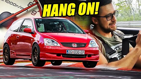 FULL SEND Dry or Wet! Honda Civic Type R EP3 // Nürburgring