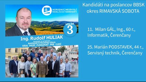 VOĽBY 2022 🇸🇰 okres RIMAVSKÁ SOBOTA