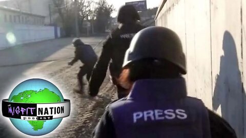 Journalist's Get Shot at in Ukraine (Video)