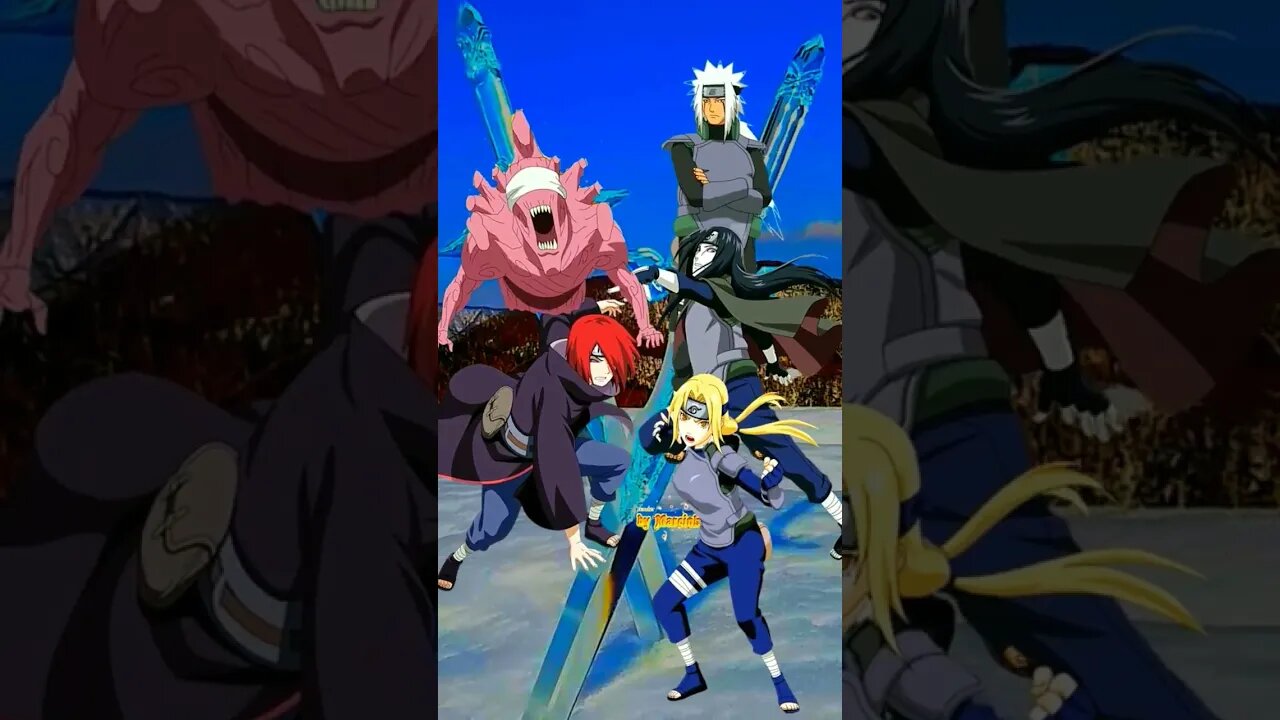 Nagato VS Jiraiya, Orochimaru, Tsunade - WHO IS STRONGEST??.#shorts