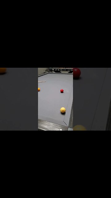 Sweet Artistic Billiard Shot!⚪🔴✅ #billiards #short #3cushion