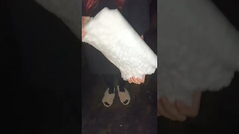 Smashing a block of ice