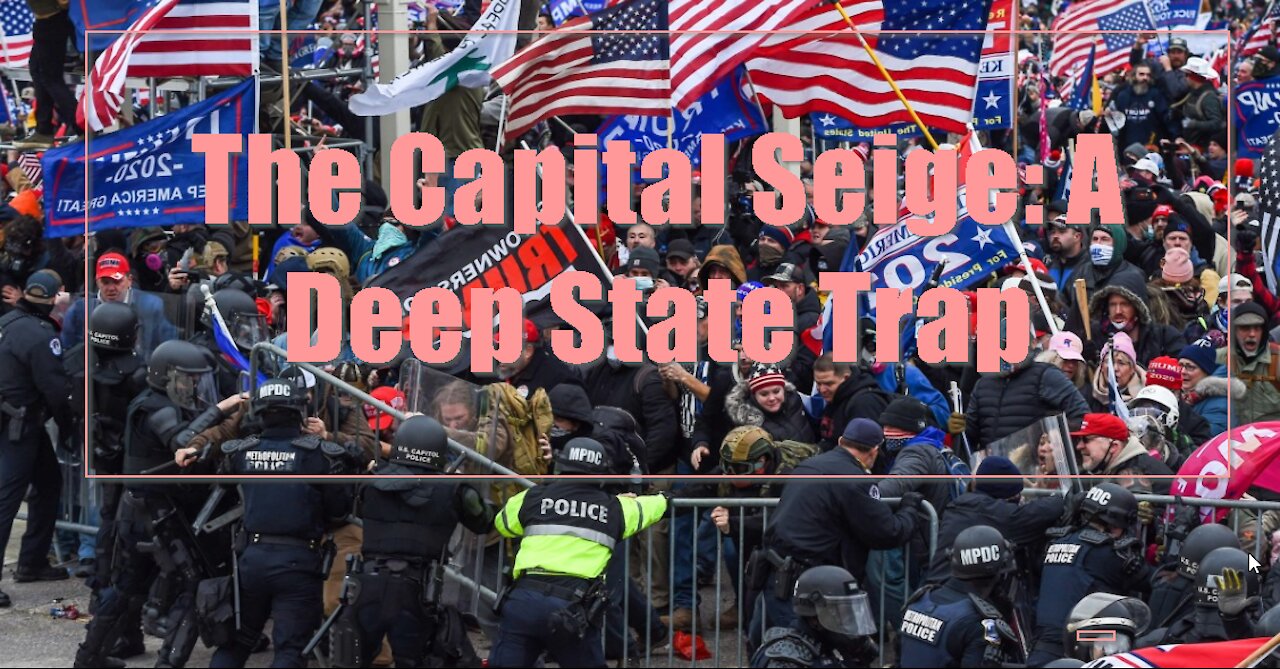 The Capital Siege: A Deep State Trap and the danger of Qanon disinfo