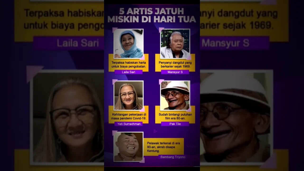 Artis Indonesia Jatuh Miskin| #shorts #trending #artist