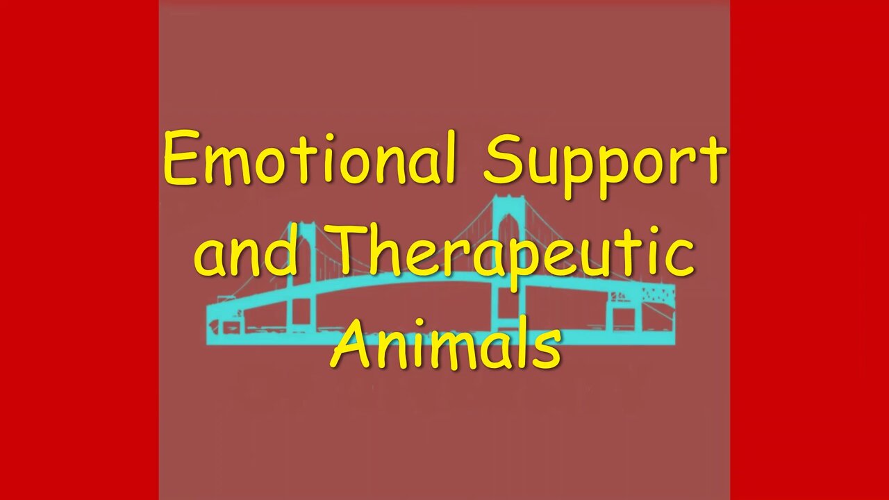 Emotional and Therapeutic Animals