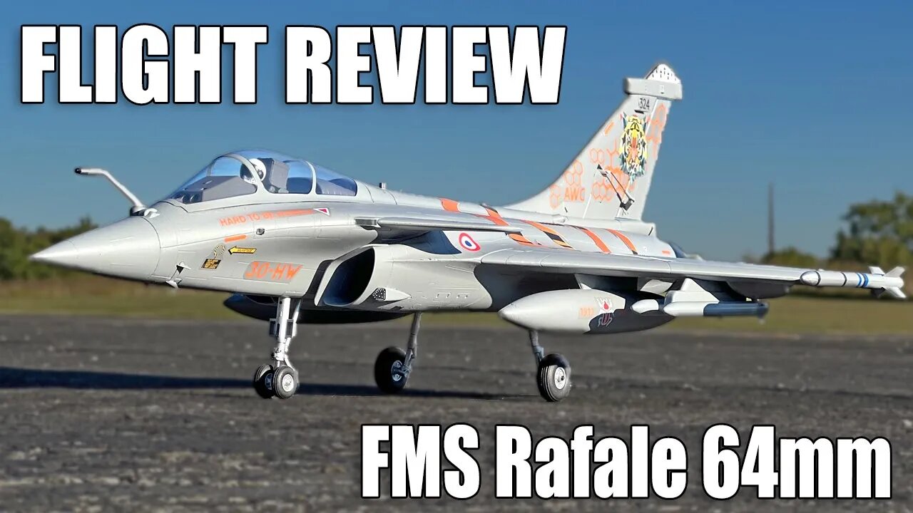 Assembly & Flight Review - FMS Rafale 64mm EDF Jet