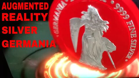 Augmented Reality Space Red Silver From Germania Mint