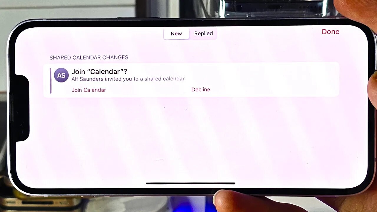 How To Accept a Shared Calendar on iPhone!