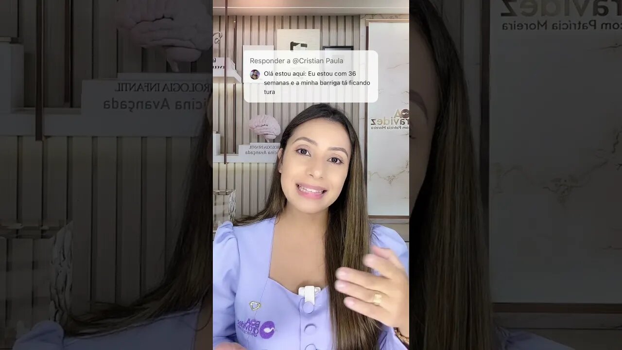 Estou com 36 semanas e a minha barriga está ficando dura, o que pode ser?