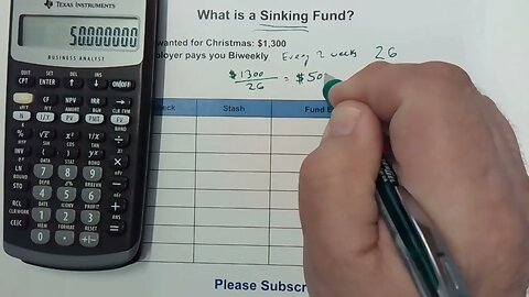 What is a Sinking Fund?