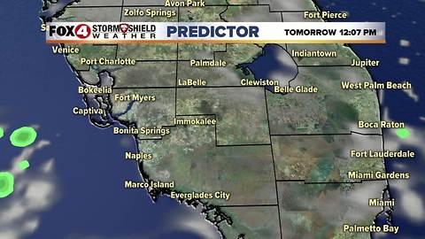 Isolated Storms Possible Sunday