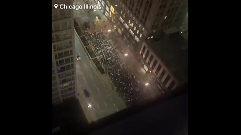 Huge anti Trump protest in Chicago Illinois, this is only the beginning of protests