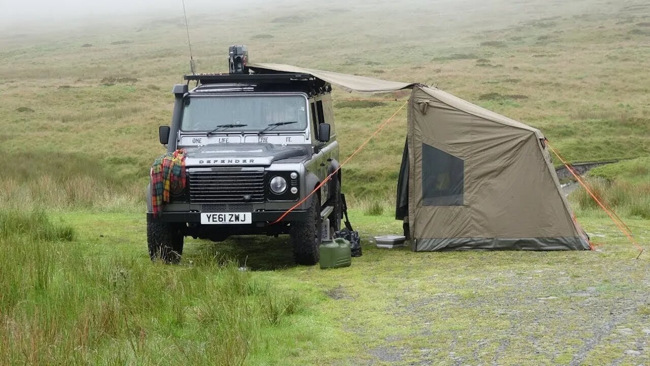 Defender Road Trip Camping in the Mountains