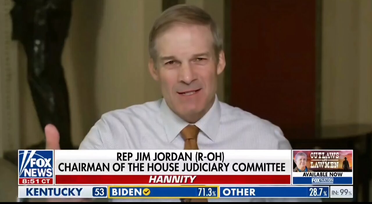 Rep Jim Jordan: This Is The Big Lie