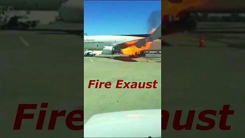 Fire Exaust #shorts #aviation #plane