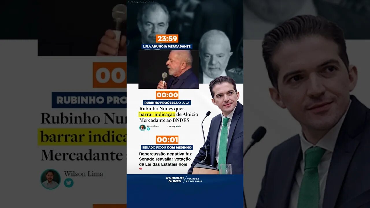 O Congresso tá tentando manobrar a Lei das Estatais pra permitir a nomeação de Mercadante #shorts