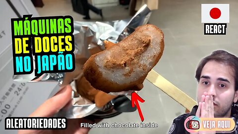 AS MÁQUINAS AUTOMÁTICAS de DOCES do JAPÃO! | Veja Aqui Reacts