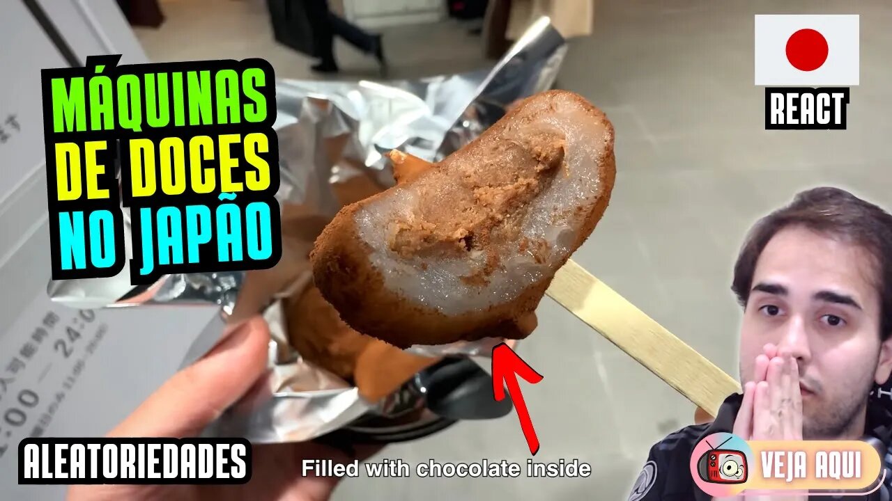 AS MÁQUINAS AUTOMÁTICAS de DOCES do JAPÃO! | Veja Aqui Reacts