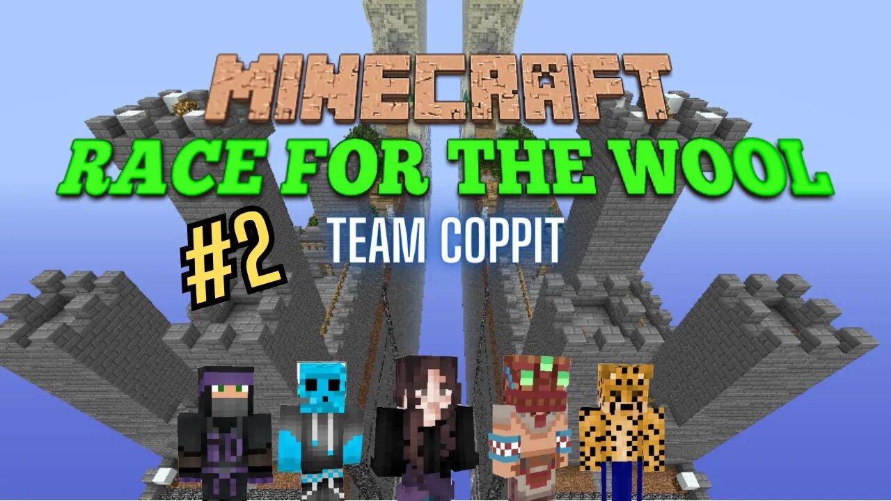 Race For The Wool - Up In Flames - Ep 2 | Minecraft