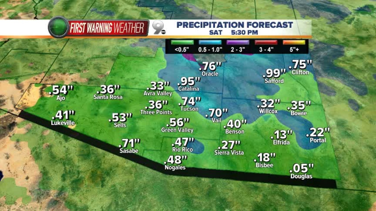 Rain will end on Friday but another storm is on the way