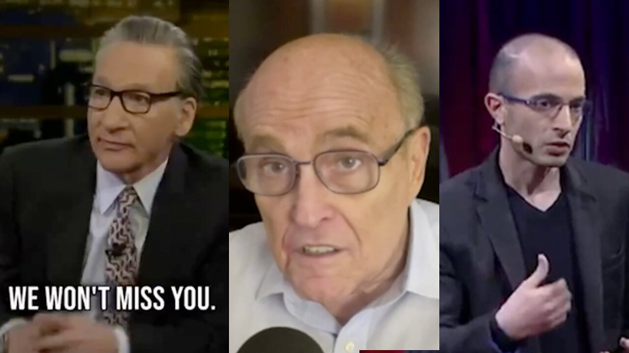 Mayor Rudy Giuliani | "They Think It (Abortion) Is Murder, I'm Just OK With That." - Bill Maher + "What to Do With Billions of Useless Humans? What Do We Need So Many Humans For?" Yuval Harari