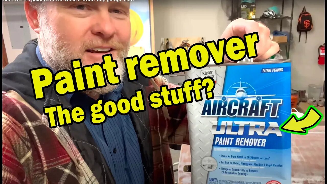 Surprise results! Aircraft ULTRA paint remover: Does it work? bdp garage ep31