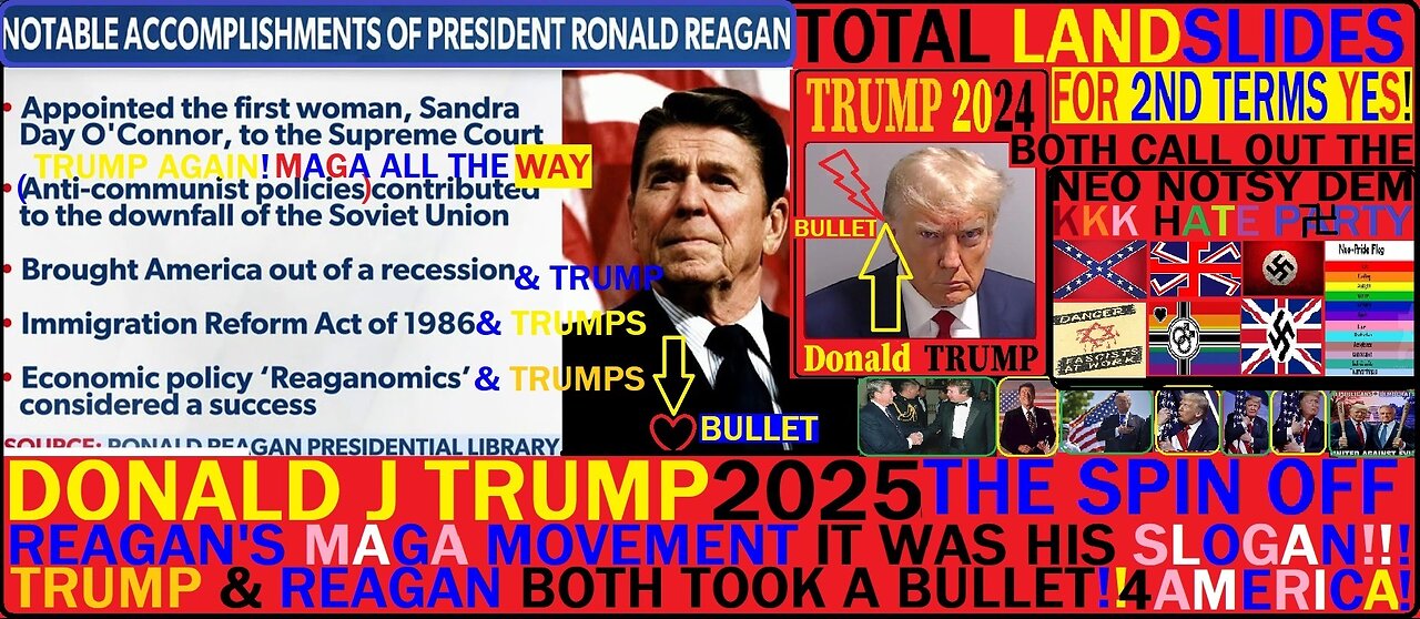 Trump 2024 LANDSLIDE spin off of Ronald Reagan MAGA LANDSLIDE