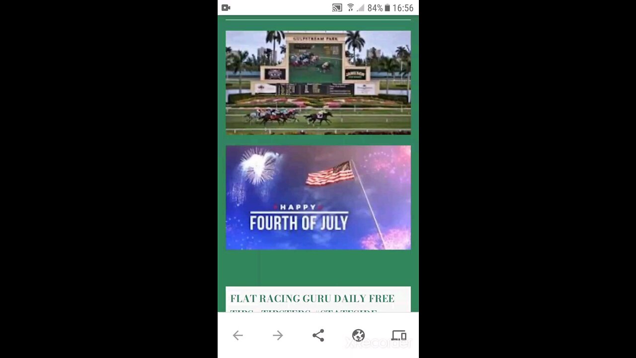 Fourth of July Horseracing tips