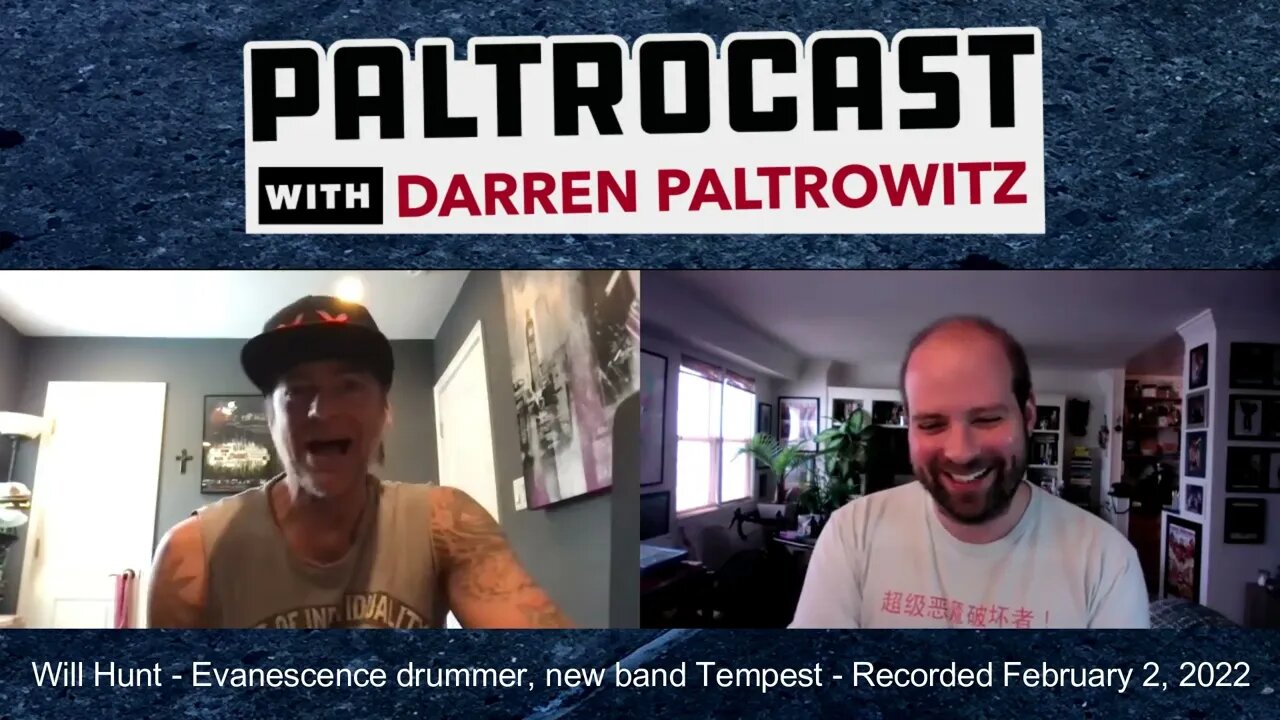 Will Hunt (Evanescence, Tempest) interview with Darren Paltrowitz