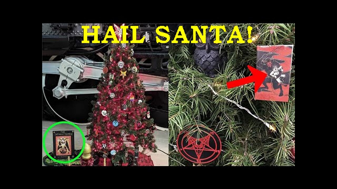 HAIL SANTA! Satanist's Using 'Divisive Decorations' Again To Gaslight Christians Over Christmas!